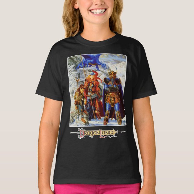 Camiseta Dungeons y dragones avanzados, dragones de la entr (Anverso)