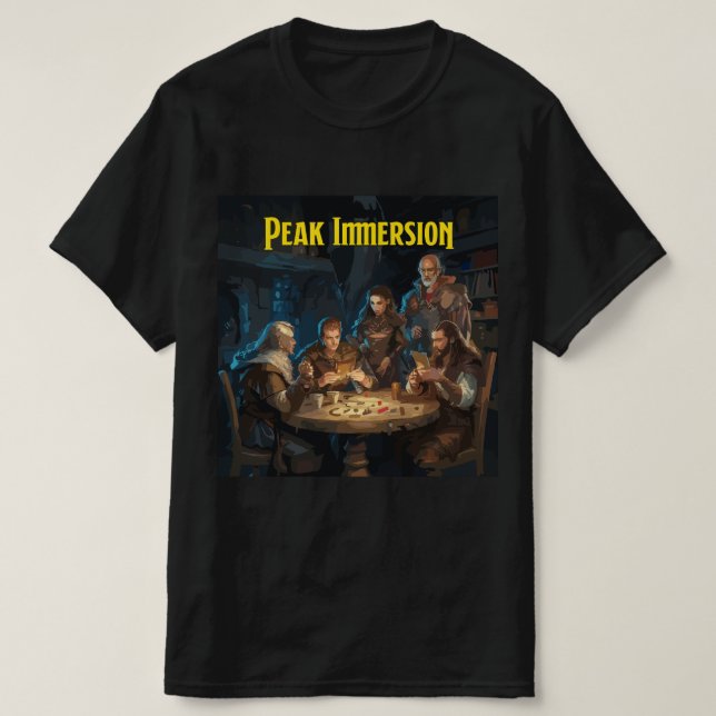 Camiseta Dungueras y dragones Inmersión máxima (Diseño del anverso)