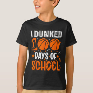 Camiseta Dunked 100 días de boceto escolar Día 100 Enseñanz