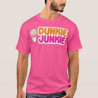 Camiseta Dunkie Junkie Coffee Love Funny Coffee Saying 2022