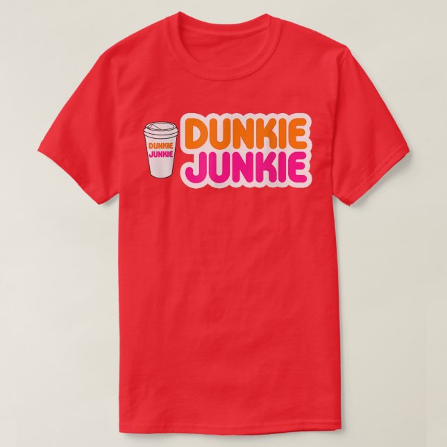 Camiseta Dunkie Junkie Coffee Love Funny Coffee Saying 2022 (Diseño del anverso)