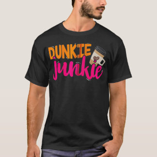 Camiseta Dunkie Junkie Funny Coffee Lover Dice Zip