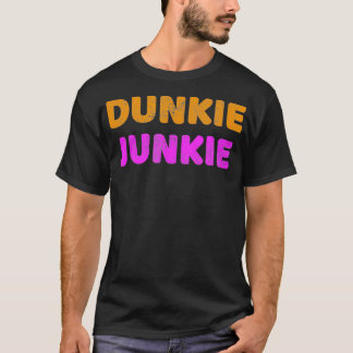 Camiseta Dunkie Junkie Love Funny Coffee diciendo Novedad V