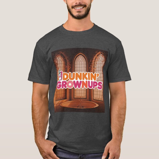 Camiseta Dunkin' adulto (Anverso)