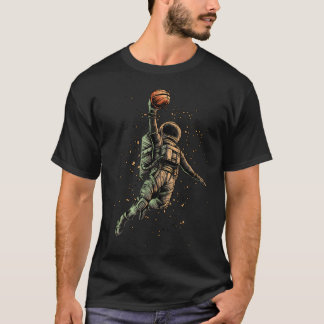 Camiseta Dunking de baloncesto de Spaceman - Diseño Mundial