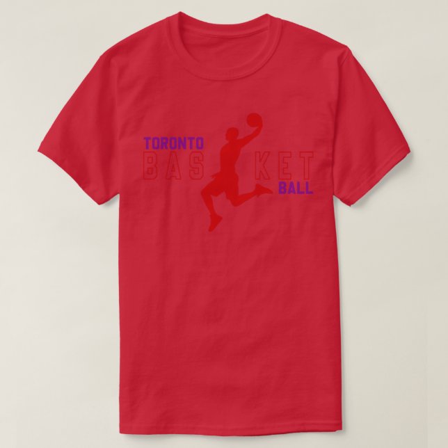 Camiseta Dunks de baloncesto de Toronto (Diseño del anverso)