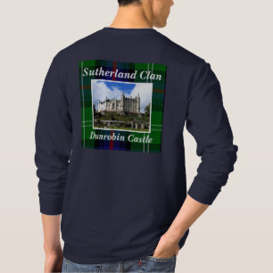 Camiseta Dunrobin Castillo Tartán T-Shirt de Sutherland Cla