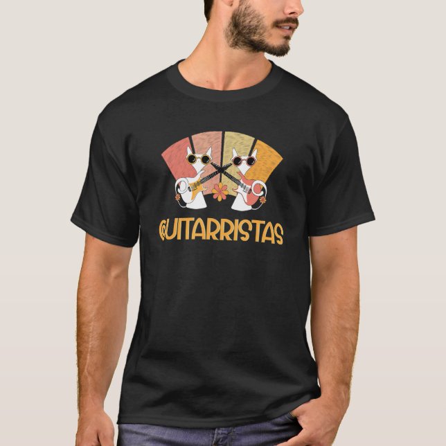 Camiseta Duo Alley Cats Play Guitar (Anverso)