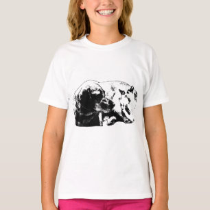 Camiseta Dúo callejero: Perro + gato