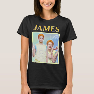 Camiseta Dúo Cortis James Retrato Destacando Creatividad