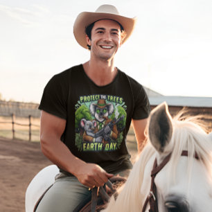 Camiseta Dúo curioso de Koala: Sesión de fumadores