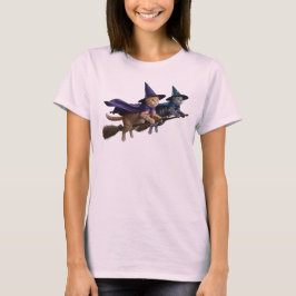 Camiseta dúo de brujas atigradas lindas