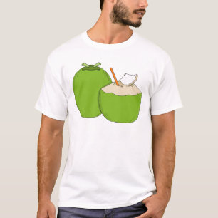 Camiseta Dúo de coco: Salpicadura verde
