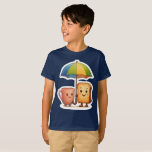 Camiseta Dúo de Mañana Acogedor ☕🍞