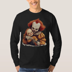 Camiseta Dúo de payasos diversión de Halloween
