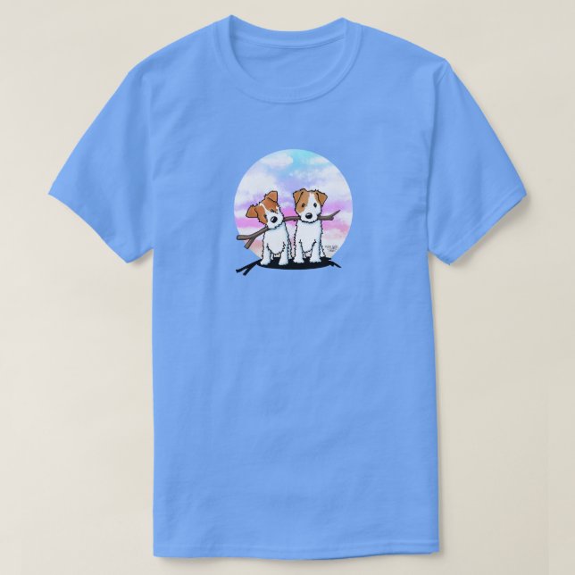 Camiseta Dúo de playa JRT (Diseño del anverso)