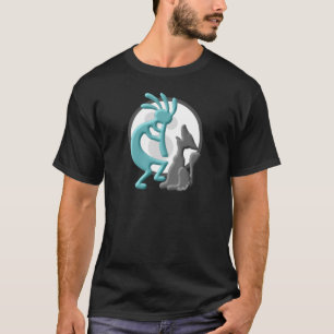 Camiseta Dúo del nativo americano de Kokopelli
