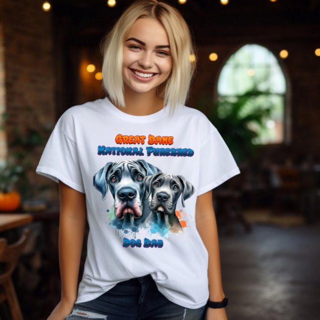 Camiseta Dúo dinámico: Perro de la Nación Purebred del Gran (Subido por el creador)