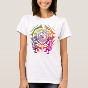 Camiseta Dúo Kokopelli - Hombre en el laberinto - Sol 1a