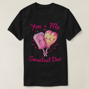 Camiseta Dúo Más Dulce - Diseño de Amor de Pareja de Helado