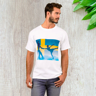 Camiseta Dúo Sueco de Patinaje sobre Hielo Silueta