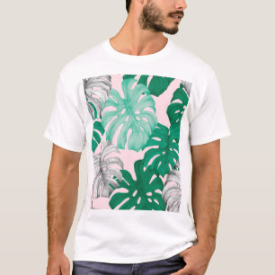 Camiseta Duo-Tone Mínimo Tropical Monstera