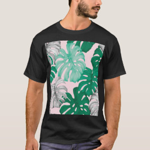 Camiseta Duo-Tone Mínimo Tropical Monstera