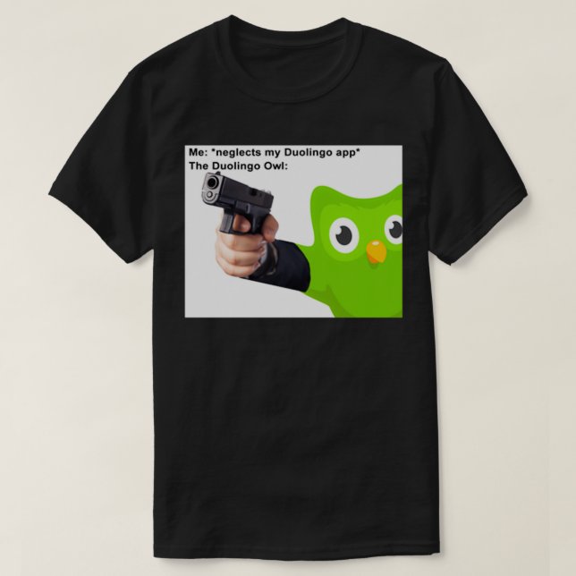 Camiseta duolingo (Diseño del anverso)
