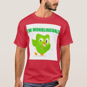 Camiseta Duolingo Ew monolingus