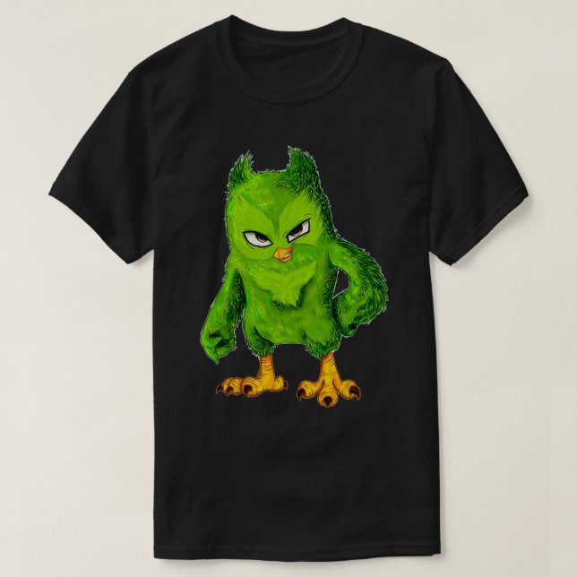 Camiseta Duolingo Owl (Diseño del anverso)