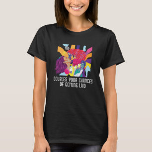 Camiseta Duplica Tus Posibilidades De Recibir El Orgullo Bi