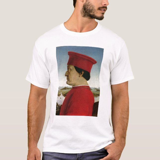 Camiseta Duque de Federigo DA Montefeltro de Urbino, c.1465 (Anverso)