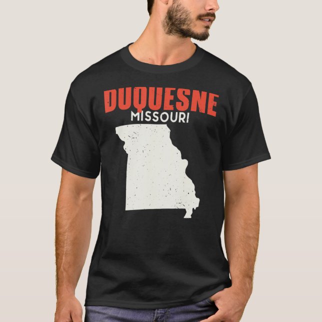 Camiseta Duquesne Missouri Estados Unidos de América misión (Anverso)