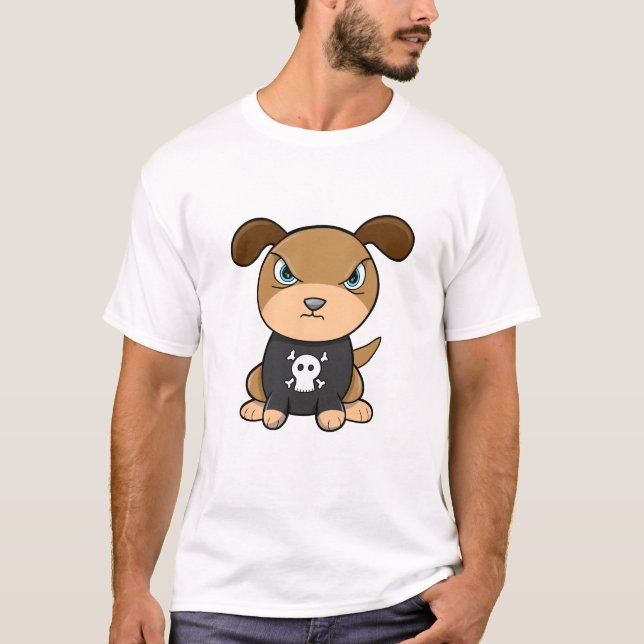 Camiseta dura del perro de perrito (Anverso)