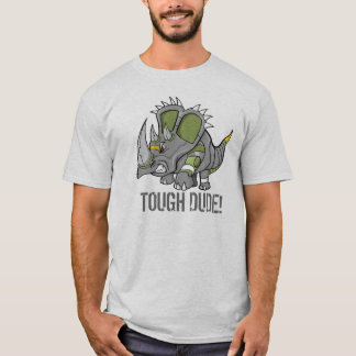 Camiseta dura del tipo del dinosaurio del