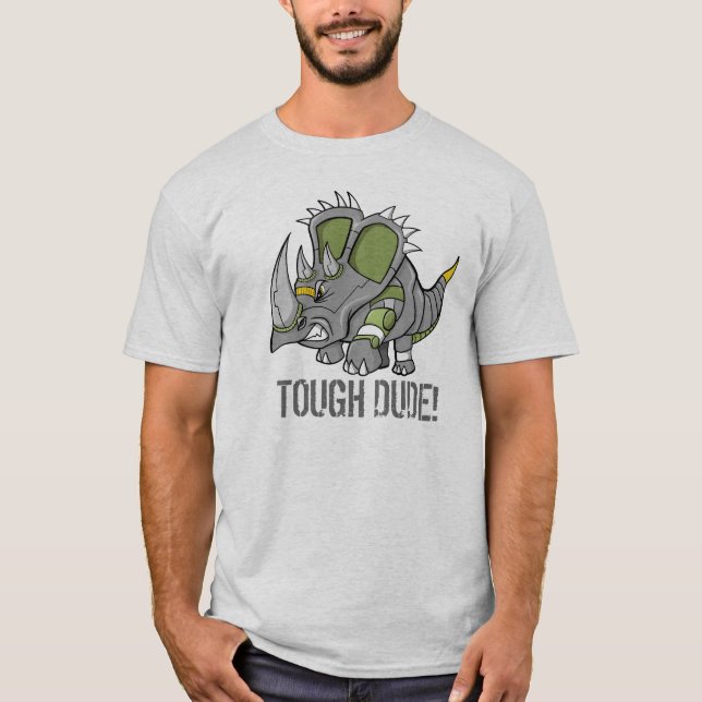 Camiseta dura del tipo del dinosaurio del (Anverso)