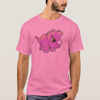 Camiseta dura linda del dinosaurio