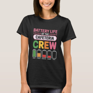 Camiseta Duración de la batería de la comida escolar del eq
