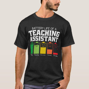 Camiseta Duración De La Batería De Un Auxiliar Docente