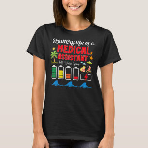 Camiseta Duración De La Batería De Un Auxiliar Médico Vibes