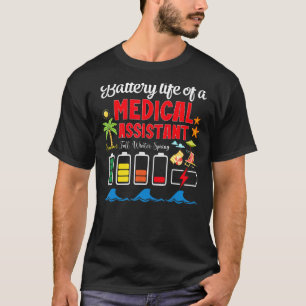 Camiseta Duración De La Batería De Un Auxiliar Médico Vibes