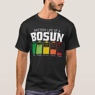 Camiseta Duración De La Batería De Un Bosun
