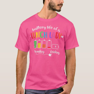 Camiseta Duración De La Batería De Un Cafetero Escolar De L