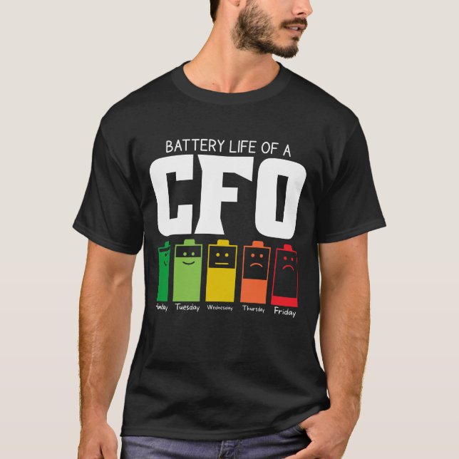 Camiseta Duración de la batería de un CFO (Anverso)