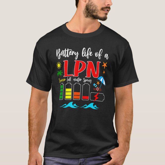Camiseta Duración De La Batería De Un Coincidencia De Un Ho (Anverso)