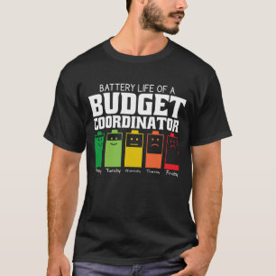 Camiseta Duración De La Batería De Un Coordinador De Presup