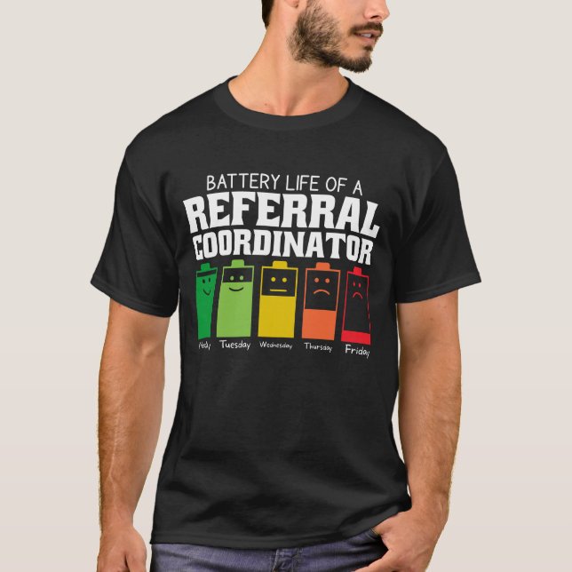 Camiseta Duración De La Batería De Un Coordinador De Remisi (Anverso)