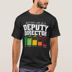 Camiseta Duración De La Batería De Un Director Adjunto