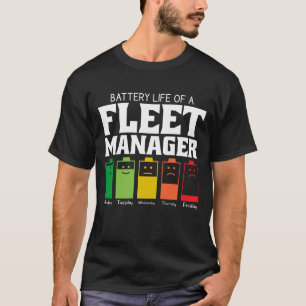 Camiseta Duración De La Batería De Un Gestor De Flotas