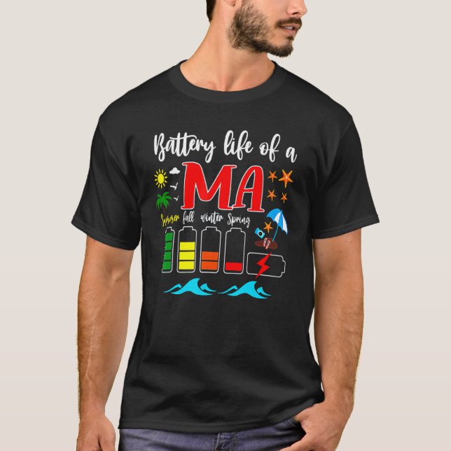 Camiseta Duración De La Batería De Un Hospital Certificado  (Anverso)